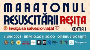 SMURD şi ISU Semenic organizează primul Maraton al Resuscitării pe 1 iunie la Reșița