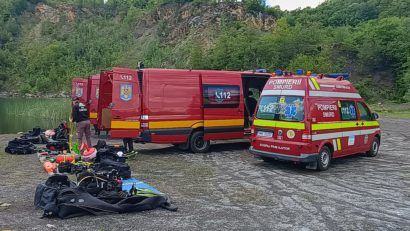 Scafandrii din vestul țării au participat la antrenamente comune în Caraș-Severin