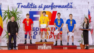 Luptătorul cărăşean Carlos Rădulescu, pe podium la Turneul Internaţional de la Cluj!