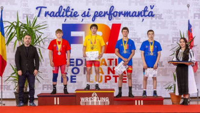 Luptătorul cărăşean Carlos Rădulescu, pe podium la Turneul Internaţional de la Cluj!