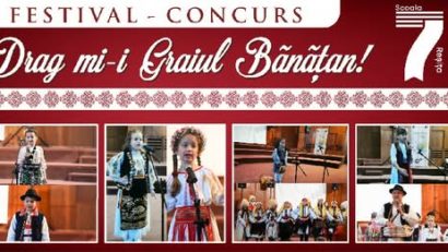 „Drag mi-i graiul bănățan” – Festival-concurs de recitare și folclor pentru elevi, la Reșița, pe 24 mai 2025