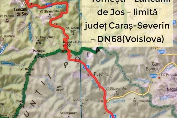 Coșava – Rusca Montană, traseul care va lega turistic Timișul de Caraș-Severin, intră în reabilitare Coșava – Rusca Montană, traseul care va lega turistic Timișul de Caraș-Severin, intră în reabilitare