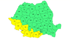 Cod Galben de caniculă în Banat: temperaturi de până la 36°C