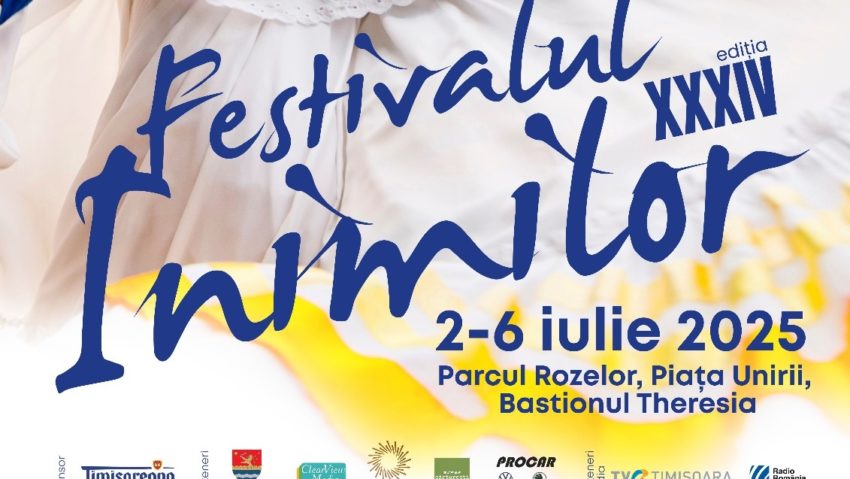 Festivalul Inimilor 2025: Timişoara devine capitala dansului folcloric mondial Festivalul Inimilor 2025: Timişoara devine capitala dansului folcloric mondial