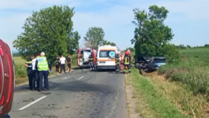 Accident grav în județul Arad: 6 victime dintre care 2 minori