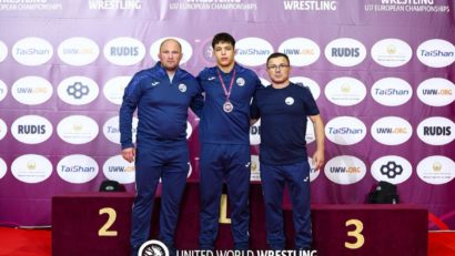 De la Reşiţa, pe podiumul continental! Luptătorul Magor Lorincz, medaliat la Europenele U17