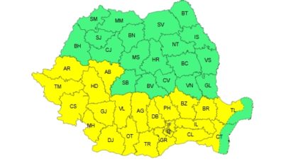 ANM: Val de caniculă în sud-vestul țării. Maxime de până la 36°C și disconfort termic accentuat