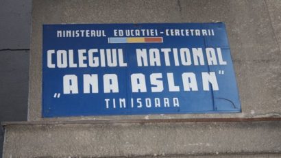 Colegiul Național „Ana Aslan” din Timișoara intră în reabilitare