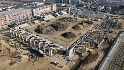 Progres semnificativ la stadionul Arena Eroii Timișoarei: lucrările au ajuns la aproape 60%, urmează montarea acoperișului