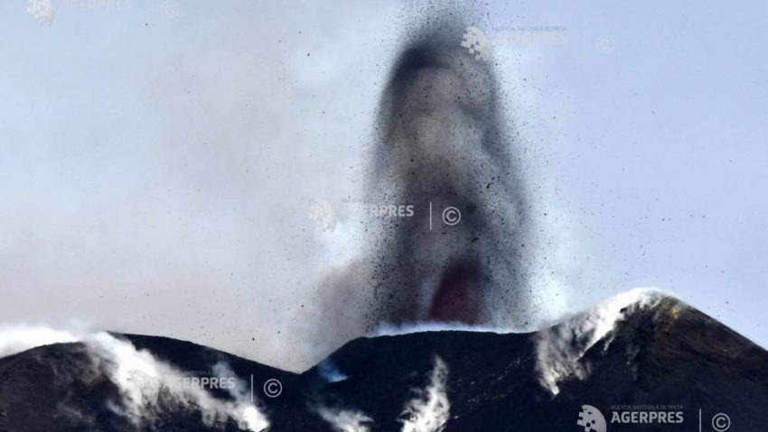 Vulcanul Etna a erupt din nou