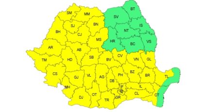 Val de căldură în România: temperaturi de până la 38°C și cod galben de caniculă