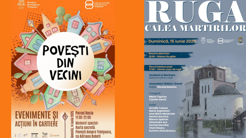 Povești din Vecini și Ruga Calea Martirilor – Evenimente Comunitare în Timișoara pe 14 și 15 iunie 2025 Povești din Vecini și Ruga Calea Martirilor – Evenimente Comunitare în Timișoara pe 14 și 15 iunie 2025