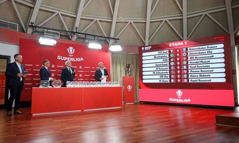 Fotbal, Superliga: s-a stabilit programul noului sezon Fotbal, Superliga: s-a stabilit programul noului sezon