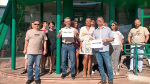 Protest spontan în Caraș-Severin și alte județe, din cauza haosului din ANMAP: Angajații din protecția mediului cer salarii corecte și o reorganizare reală