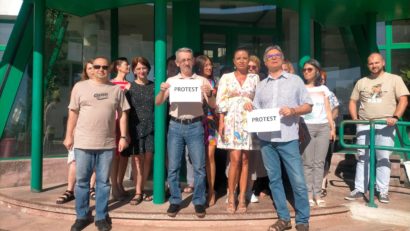 Protest spontan în Caraș-Severin și alte județe, din cauza haosului din ANMAP: Angajații din protecția mediului cer salarii corecte și o reorganizare reală