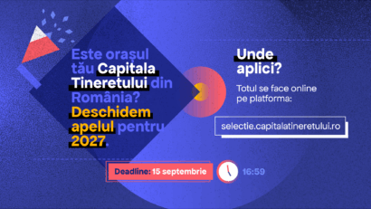 Orașele din România pot candida pentru titlul de Capitala Tineretului în 2027 – Apel deschis până pe 15 septembrie