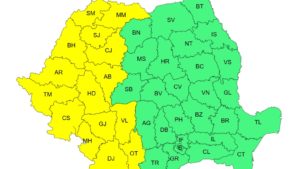 Cod galben de caniculă joi, 3 iulie 2025