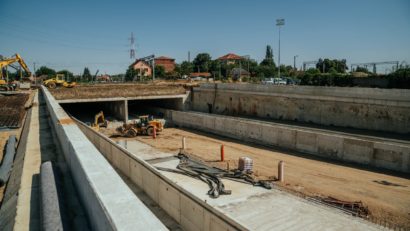 Pasajul Solventul: 80% grad de realizare