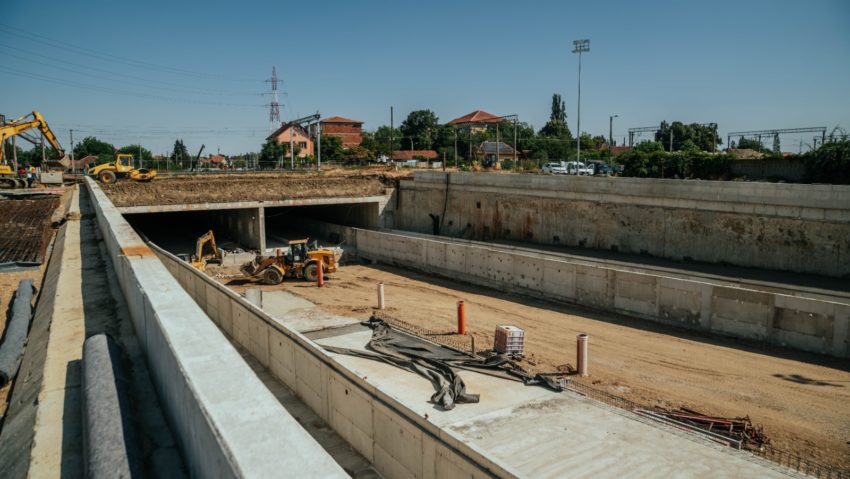 Pasajul Solventul: 80% grad de realizare