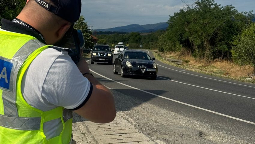 Stop vitezei! Acțiune rutieră în plină desfășurare în Caraş-Severin