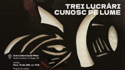 Dumitru Gorzo revine la Reșița cu expoziția „Trei lucrări cunosc pe lume” – artă contemporană și atelier deschis la Școala Pittner