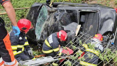 Accident grav între Reșița și Bocșa, pe DN 58B: patru victime, una încarcerată