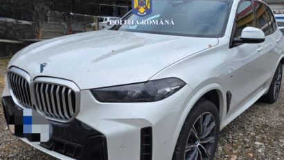 Autoturism de lux căutat în Italia, descoperit în Caraș-Severin