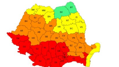 Cod roșu de caniculă în 15 județe, inclusiv Caraș-Severin: temperaturi de până la 43 de grade și nopți tropicale