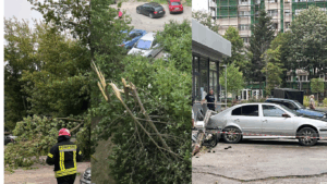 Furtuna a făcut ravagii în vestul țării: mașini avariate, drumuri blocate și intervenții de urgență în Caraș-Severin și Timiș