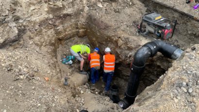 Groapa de pe strada Mociur blochează proiectul Primăriei Reșița