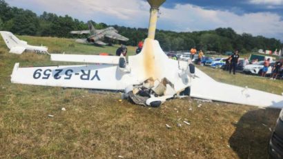 Hunedoara: Un avion de mici dimensiuni s-a prăbușit în zona Orăștie