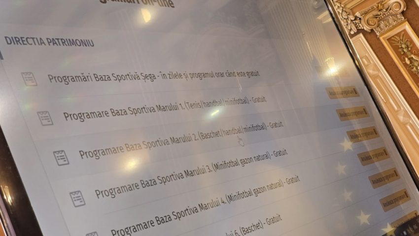 Noutate pe portalul myArad.ro: Programare online la bazele sportive din municipiu Noutate pe portalul myArad.ro: Programare online la bazele sportive din municipiu