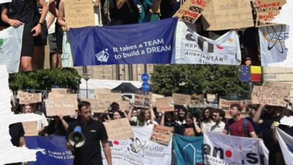 Studenții din Reșița susțin menținerea burselor și protestele din marile centre universitare