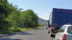 Trafic îngreunat pe DN6 între Lugoj și Timișoara: Coloane uriașe de mașini după devierea de pe autostradă