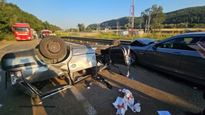Accident rutier grav la intrarea în Lipova