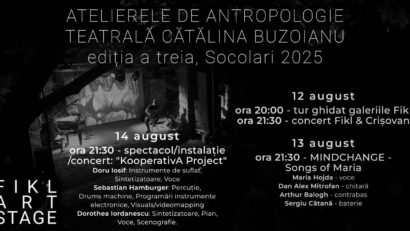 Atelierele de Antropologie Teatrală „Cătălina Buzoianu” @Fikl Art Stage într-o nouă ediție și colaborare!
