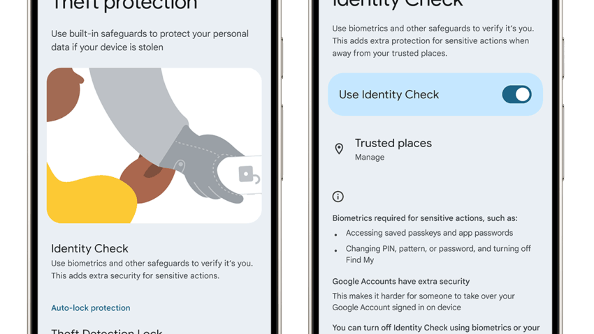 Google întărește protecția antifurt pe Android: Identity Check devine mai strict Google întărește protecția antifurt pe Android: Identity Check devine mai strict