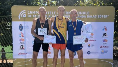 Atletism: cărăşeanul Sorin Axenti, pe podium la Naţionalele Masters!
