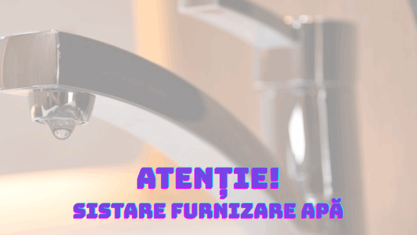 Oprire temporară a apei potabile în Reșița Oprire temporară a apei potabile în Reșița
