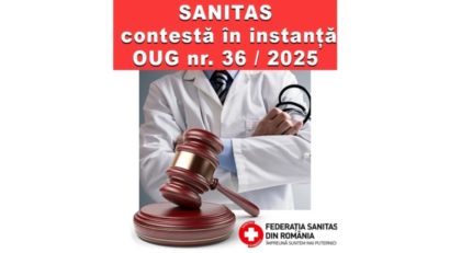Sanitas Caraş-Severin contestă Ordonanța 36 în instanță: cadrele medicale pierd sume importante din sporurile pentru condiții vătămătoare