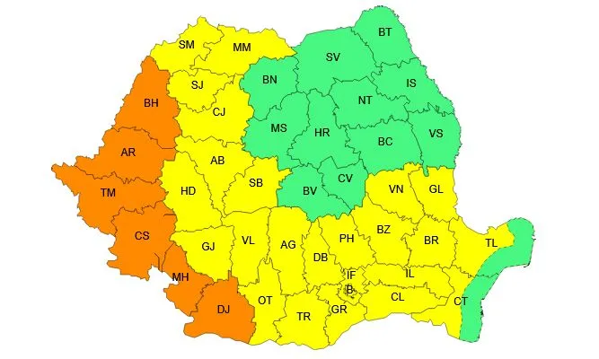 Val de caniculă în Banat și în țară: Cod galben și portocaliu în weekend