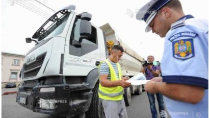 Cresc amenzile pentru transportatorii care evită verificarea masei și dimensiunilor vehiculelor de marfă