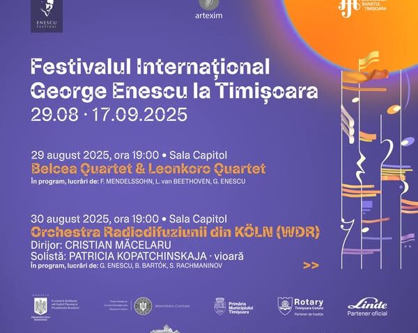 Festivalul Internațional „George Enescu” la Timișoara – un weekend al excelenței muzicale Festivalul Internațional „George Enescu” la Timișoara – un weekend al excelenței muzicale