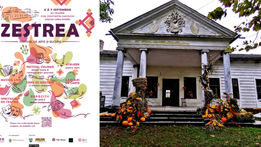 Zestrea – Festival de Arte și Bucurii 2025: Conacul Zăgujeni își redeschide porțile pe 6 și 7 septembrie Zestrea – Festival de Arte și Bucurii 2025: Conacul Zăgujeni își redeschide porțile pe 6 și 7 septembrie