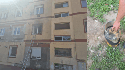 Explozie urmată de incendiu la un cămin din Reșița: două persoane, rănite grav