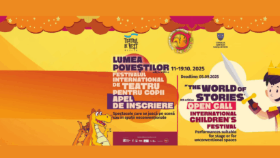 Festivalul Internațional de Teatru pentru Copii „Lumea Poveștilor”: înscrieri deschise pentru ediția a VIII-a