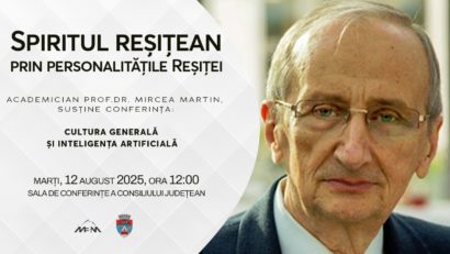 Academicianul Mircea Martin conferențiază marți în orașul natal, Reșița