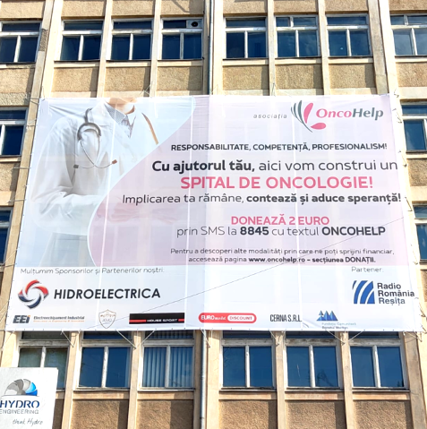 Asociația OncoHelp Timișoara face pași importanţi pentru noul spital oncologic de la Reșița