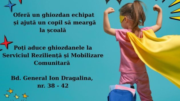 Un Ghiozdan pentru Fiecare: Campania DAS Timișoara sprijină peste 150 de copii vulnerabili la început de an școlar