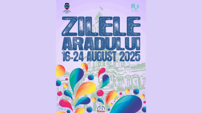 Zilele Aradului 2025: nouă zile de festival, concerte și evenimente speciale între 16 și 24 august